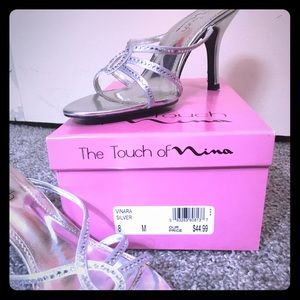 Nina Silver Heels